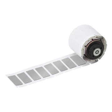 Brady M6-03-7593-SL polyester labels zilver 27 mm x 15 mm, Verzenden, Nieuw, Brady