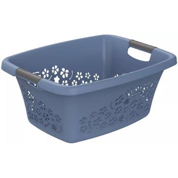 Rotho Design Flowers Wasmand 25L Blauw (Wasmanden), Verzenden, Nieuw
