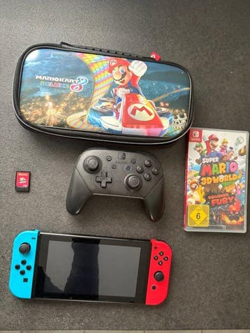 Nintendo - Switch - Nintendo Switch V1 mit Pro Controller &, Nieuw