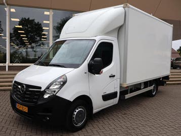 Opel Movano 2.3 TURBO 150 PK MEUBELBAK BAKWAGEN LAADKLEP, Stof, Gebruikt, Euro 6, Wit