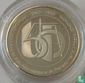 Kaapverdië 250 escudos 2013 (PROOF) 50th anniversary Org.., Verzenden, Overige landen, Losse munt, Goud