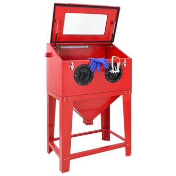 vidaXL Stralingscabine 245 L 120 PSI Koudgewalst staal, Verzenden, Nieuw