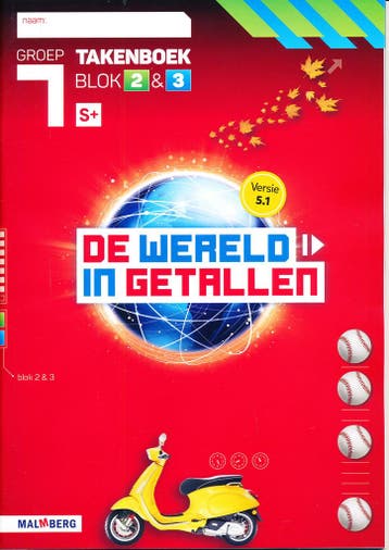 De Wereld  in Getallen versie 5.1 10-delig pakket groep 7 S+, Boeken, Verzenden, Nieuw