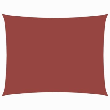 Zonnescherm 6x7m Terracotta - Tweedekansje | OP=OP, Tuin en Terras, Overige typen, 450 cm of meer, Ophalen of Verzenden, Zo goed als nieuw