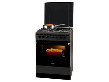 Inventum VFG6034WGZWA - Fornuis 60 cm - 4-pits gaskookplaat, Verzenden, Zo goed als nieuw