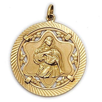 Kruishanger - 18 karaat Geel goud, Sieraden, Tassen en Uiterlijk