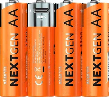 Xtorm nextgen AA batterijen oplaadbaar met USB-C, Verzenden