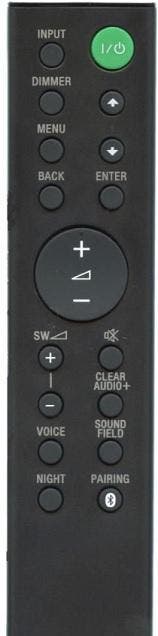 Afstandsbediening Sony soundbar rmt-ah101u, Audio, Tv en Foto, Afstandsbedieningen, Origineel, Nieuw, Ophalen of Verzenden