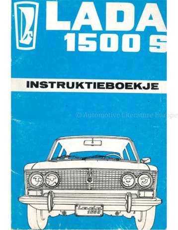 1972-1984 LADA 1500 S INSTRUCTIEBOEKJE NEDERLANDS