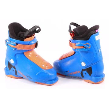 30 30,5 kinder skischoenen TECNICA JTR 1, BLUE/orange, Verzenden, Gebruikt