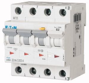 Eaton aardlekautomaat / 3-polig + nul, 30mA, C32A /, Ophalen of Verzenden, Nieuw, Groepenkast
