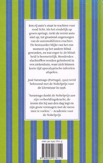 De stad der blinden / Nobelprijsbibliotheek / 3, Verzenden, Zo goed als nieuw, José Saramago