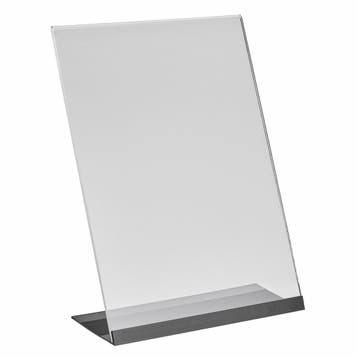 A4 L-Standaard Met  Aluminium Voet  / Tafelhouder / Menu...