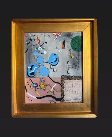 Carola Castro - Miró en un Mundo Cubista-Boceto II
