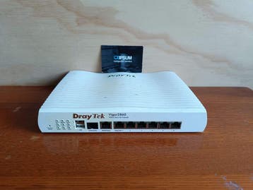 Draytek Vigor 2860 Annex A VDSL2 Security Firewall, Ophalen of Verzenden, Refurbished