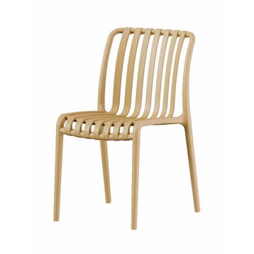 DS4U - Max tuinstoel - Set van 8 - Mosterdgeel - Kunststof, Ophalen of Verzenden, Nieuw