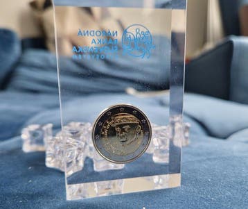 Slowakije. 2 Euro 2019 Milan Rastislav Štefánik - Plexi