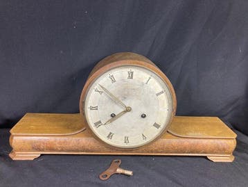 Pendule - Junghans - Hout, Koper, Glas - 1930-1940
