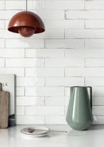 Wandtegel Ragno Fusion Bianco Wit Kleinformaat 6x25, Nieuw, 20 tot 40 cm, 10 m² of meer, Wandtegels