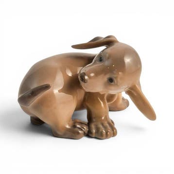 Royal Copenhagen - Beeldje - Dachshund puppy - 1238/1407 -