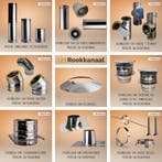 Dubbelwandig rookkanaal Profiline V3 TOPKWALITEIT, Huis en Inrichting, Kachels, Ophalen of Verzenden, Nieuw, Hout, Vrijstaand