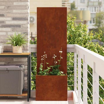 vidaXL Tuin Privacy Screen Roestig 50 x 32 x 150 cm, Verzenden, Nieuw