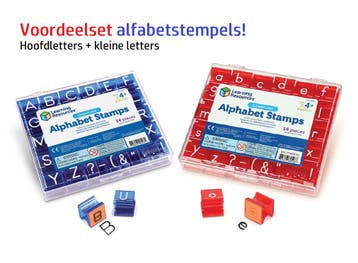 Voordeelset Alfabet stempels: Hoofdletters & kleine letters, Ophalen of Verzenden, Nieuw