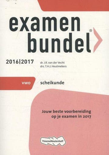 Examenbundel vwo Scheikunde 2016/2017 - van der Vecht, Verzenden, Gelezen