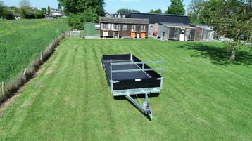 JCS Plateauwagen,  500x200, 3500kg parabool geveerd, Auto diversen, Ophalen, Nieuw