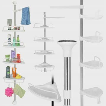 Telescopische Douchehoek Plank - Verstelbare Badkamer Opberg, Verzenden, Nieuw