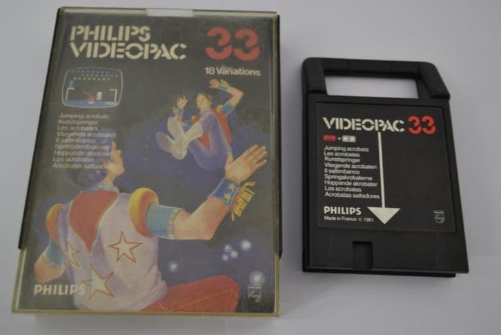 Jumping Acrobats (VIDEOPAC 33), Spelcomputers en Games, Spelcomputers | Overige, Zo goed als nieuw, Verzenden