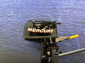 Mercury 5 pk buitenboordmotor, Minder dan 5 pk, Viertaktmotor, Ophalen of Verzenden, Zo goed als nieuw