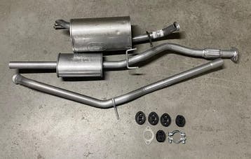 Complete uitlaat Einddemper + Middendemper Kia Picanto, Verzenden, Nieuw