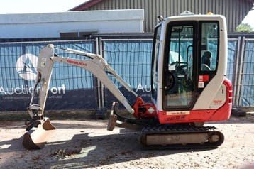 Veiling: Minigraver Takeuchi TB216 Diesel 11.5kW, Zakelijke goederen, Ophalen, Graafmachine