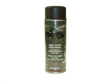 Spuitbus leger verf olive drab groen