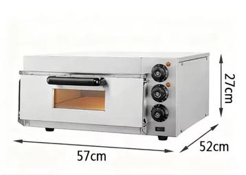 Dubbele Pizza Oven RVS Elektrisch Dubbeldeks Timer, Witgoed en Apparatuur, Ovens, Verzenden, Nieuw