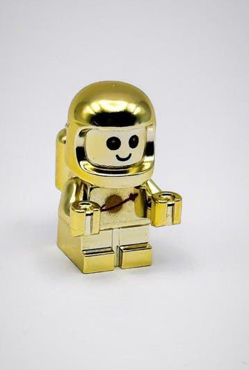 Lego Minifiguur - Classic Space - 2 x Lego Chrome Gold Baby, Nieuw