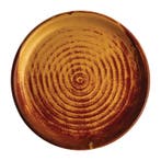 Olympia Canvas ronde borden met smalle rand roestoranje 18cm, Huis en Inrichting, Keuken | Bestek, Verzenden, Nieuw