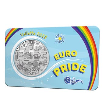 Malta 2 ½ euro 2023 ‘EuroPride Malta’ in coincard, Verzenden