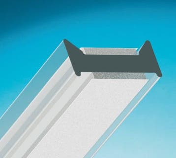 Verbindingsprofiel kopwand-Gehard glas dik 12mm of gelaagd g, Doe-het-zelf en Verbouw, Glas en Ramen, Ophalen of Verzenden, Nieuw