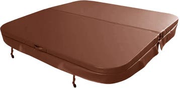 Weau spacover 215 x 215 cm - Bruin - Radius 18 cm, Verzenden, Nieuw