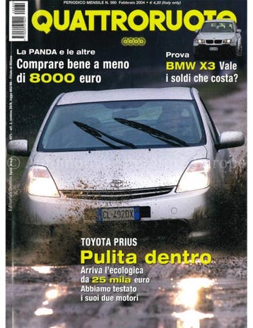 2003 QUATTRORUOTE MAGAZINE 580 ITALIAANS, Nieuw, Author