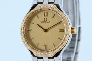 Omega - Devile symbol Diamond bezel Lady QZ - 54571847 -, Sieraden, Tassen en Uiterlijk, Nieuw