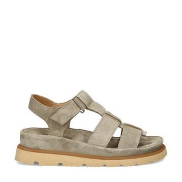 Shabbies Amsterdam Wana sandalen voor dames in het Groen, Shabbies Amsterdam, Verzenden, Nieuw, Sandalen of Muiltjes