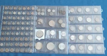 Nederland. 1915/1948, lot 100 stuks (Zonder minimumprijs), Postzegels en Munten, Munten | Nederland