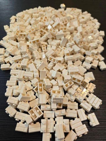 Lego Onderdelen - New Brick Modified 1 x 2 with Masonry, Kinderen en Baby's, Nieuw