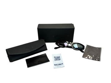 Veiling - Persol | Luxe Italiaanse Zonnebril in Zwart Acetaa, Nieuw