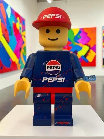 pepsi - Speelgoed figuur Figurine PEPSI custom 45cm -, Kinderen en Baby's, Speelgoed | Duplo en Lego, Nieuw