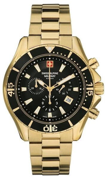 Swiss Alpine Military 7040.9117 heren horloge chronograaf 44, Sieraden, Tassen en Uiterlijk, Horloges | Heren, Overige merken