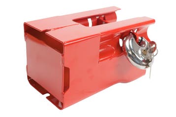 Disselslot koker Cantonal - rood - staal - incl. RVS, Auto diversen, Ophalen of Verzenden, Nieuw